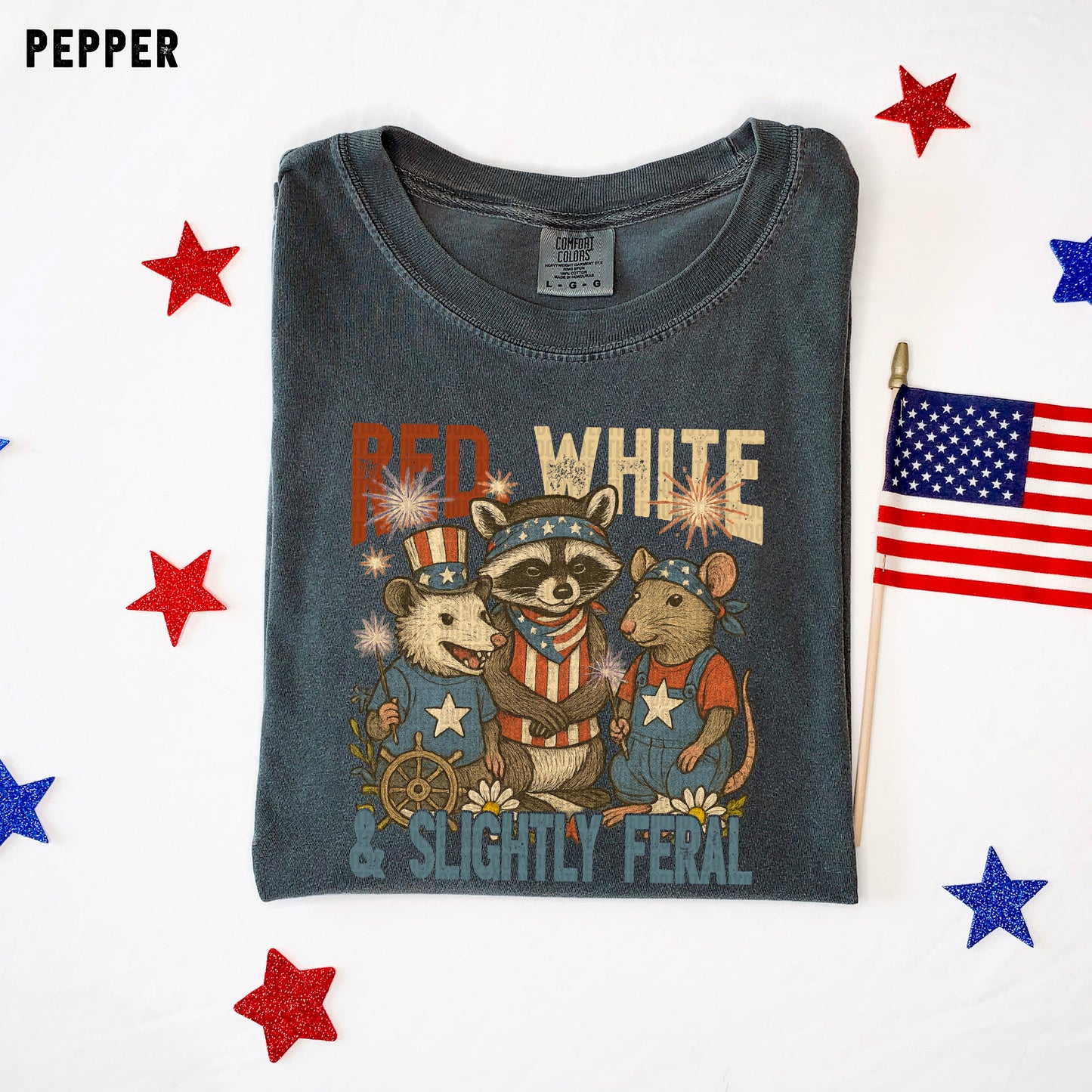 Red, White And Slightly Feral - TRANSFERS (SDD)