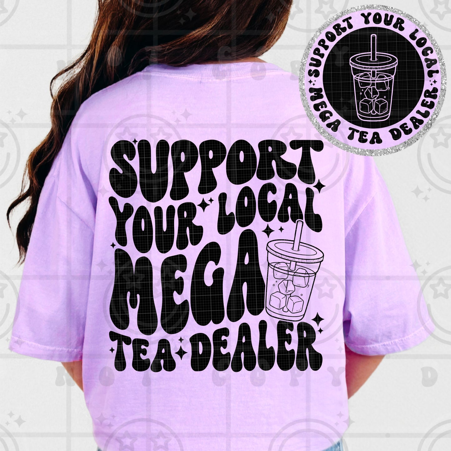 Support Your Local Mega Teal Dealer - Transfer (HW)