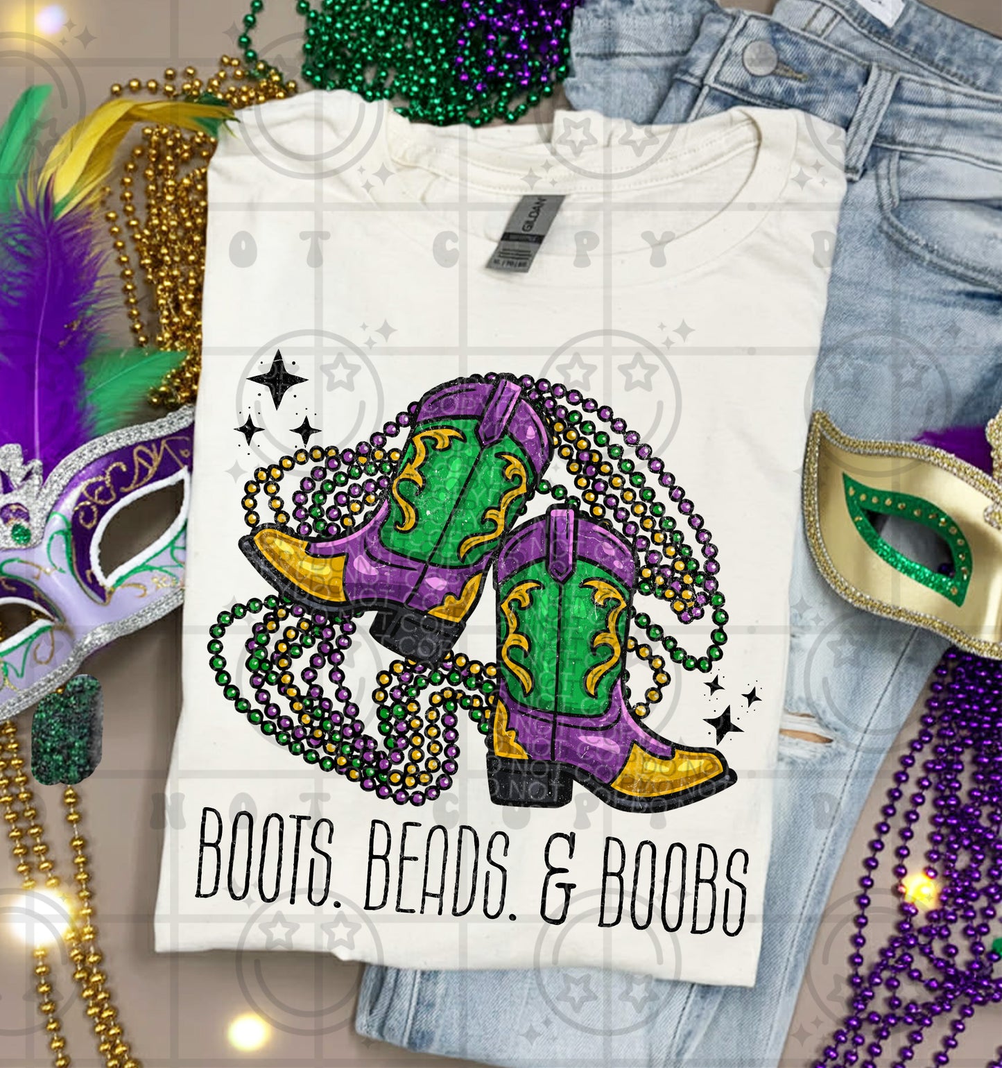 Boots. Beads. Boobs - TRANSFER (HW)