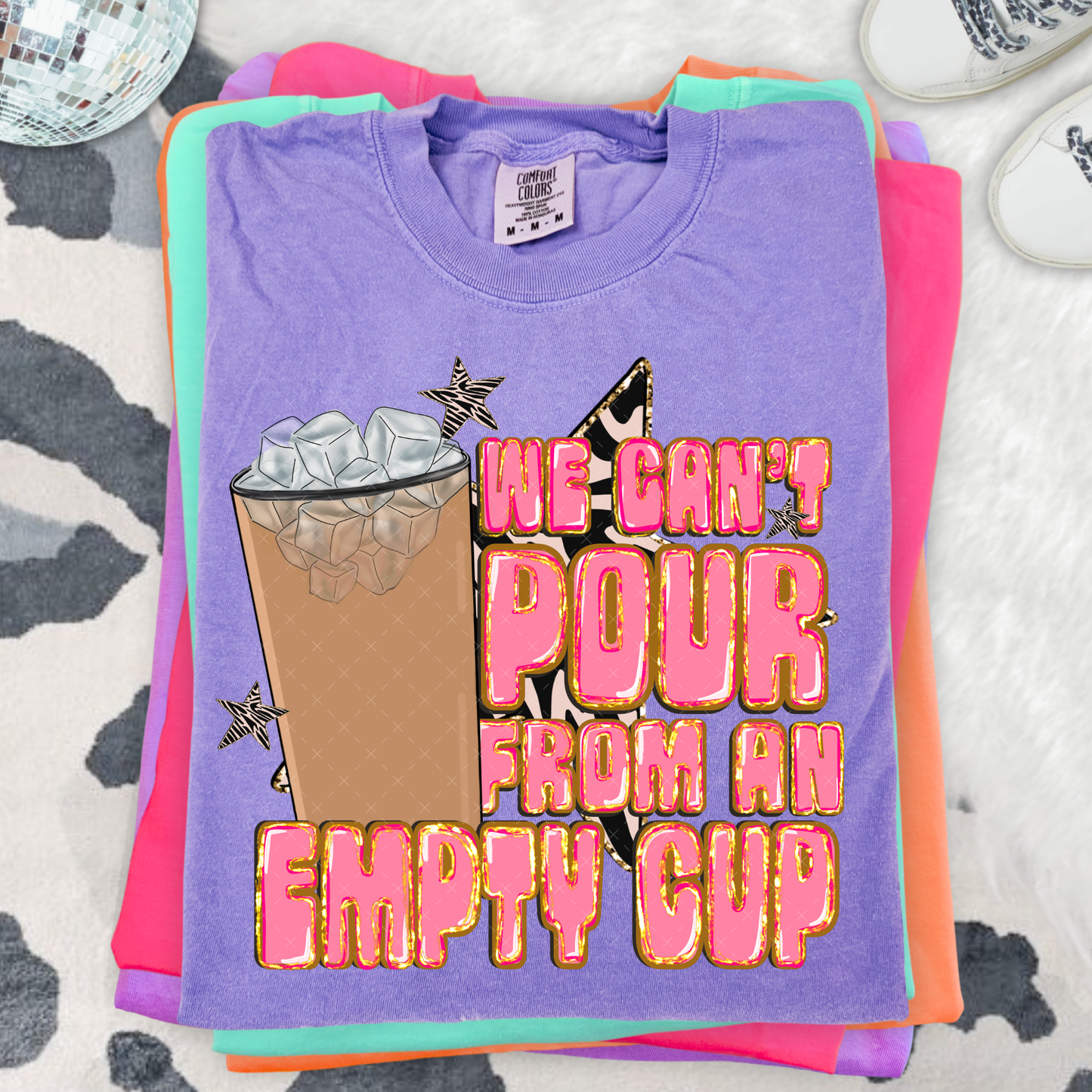 We Don't Pour From An Empty Cup / Coffee - Transfers (JBD)
