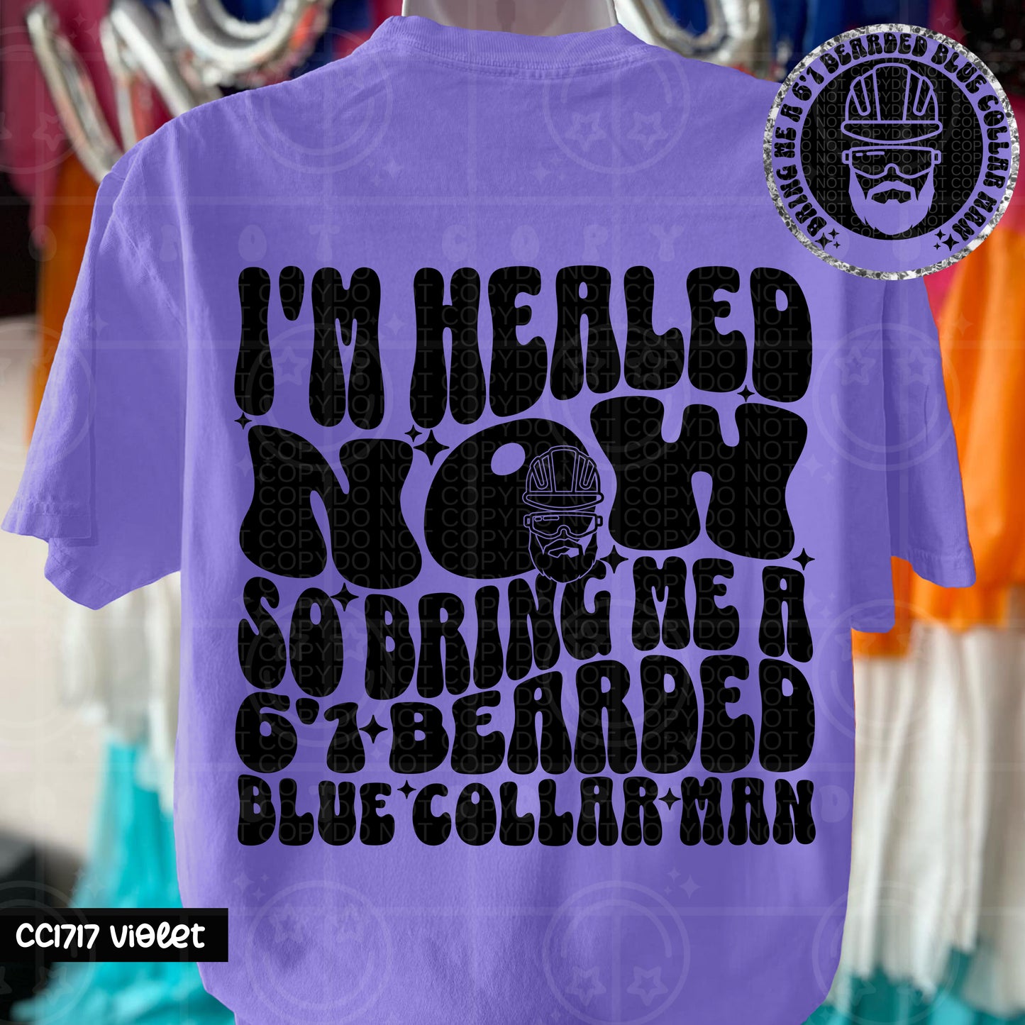 I'm Healed Now So Bring Me A 6'1" Bearded Blue Collar Man - Transfer (HW)