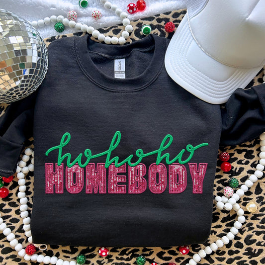 Homebody Pink Sequin Green - TRANSFERS (RT)