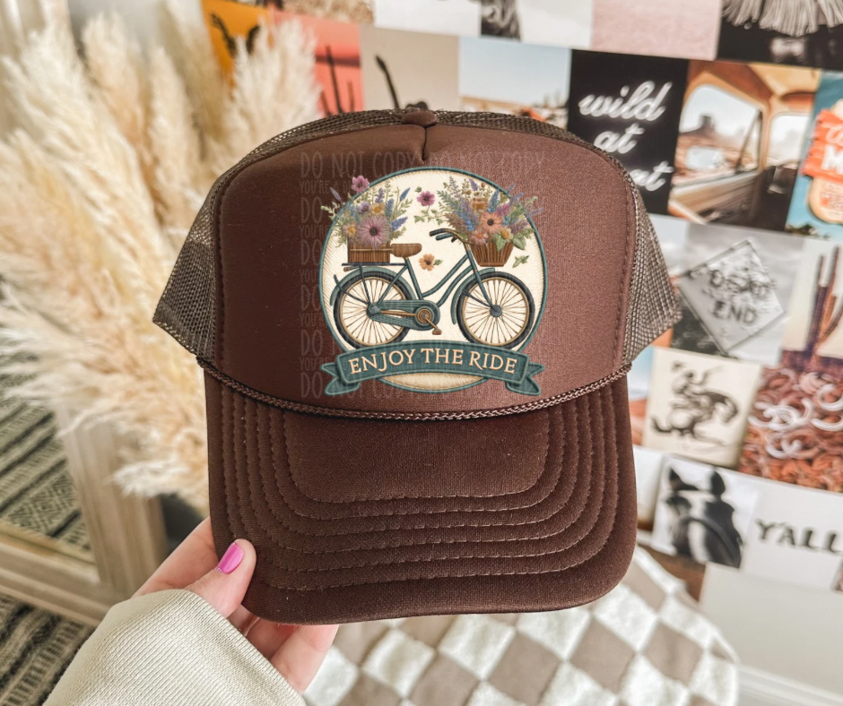 Enjoy the ride- Hat Transfer