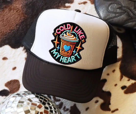 Cold Like My Heart- Hat Transfer (DD)