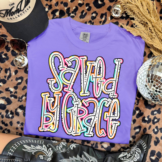 Saved By Grace - COMPLETED TEE
