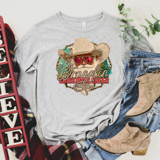 Wranglin Christmas Cheer / Red - TRANSFER (Kayndi)