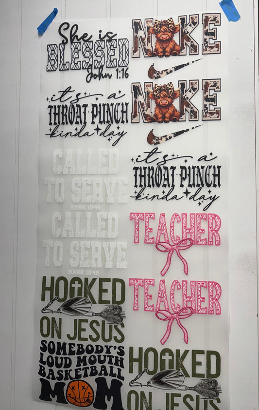 She Is Blessed- Pre Made Gang Sheet