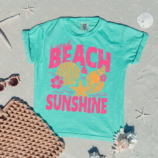 I Need Beach & Sunshine - TRANSFER (S)