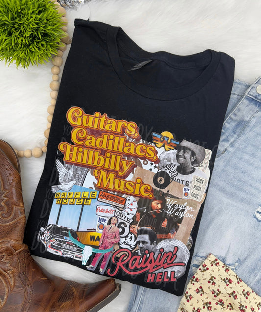 Guitars cadillacs- COMPLETED TEE
