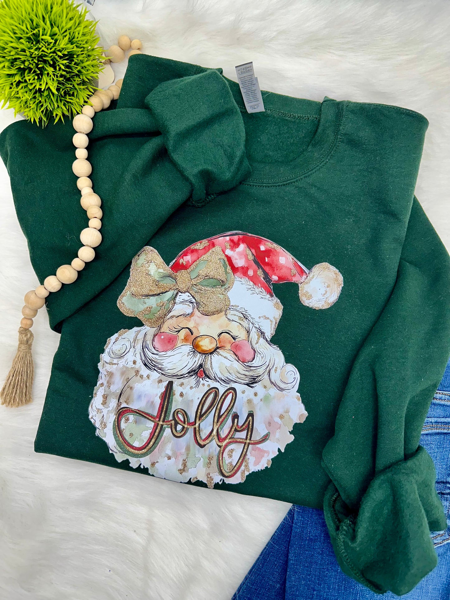 Jolly Santa- COMPLETED SWEATSHIRT