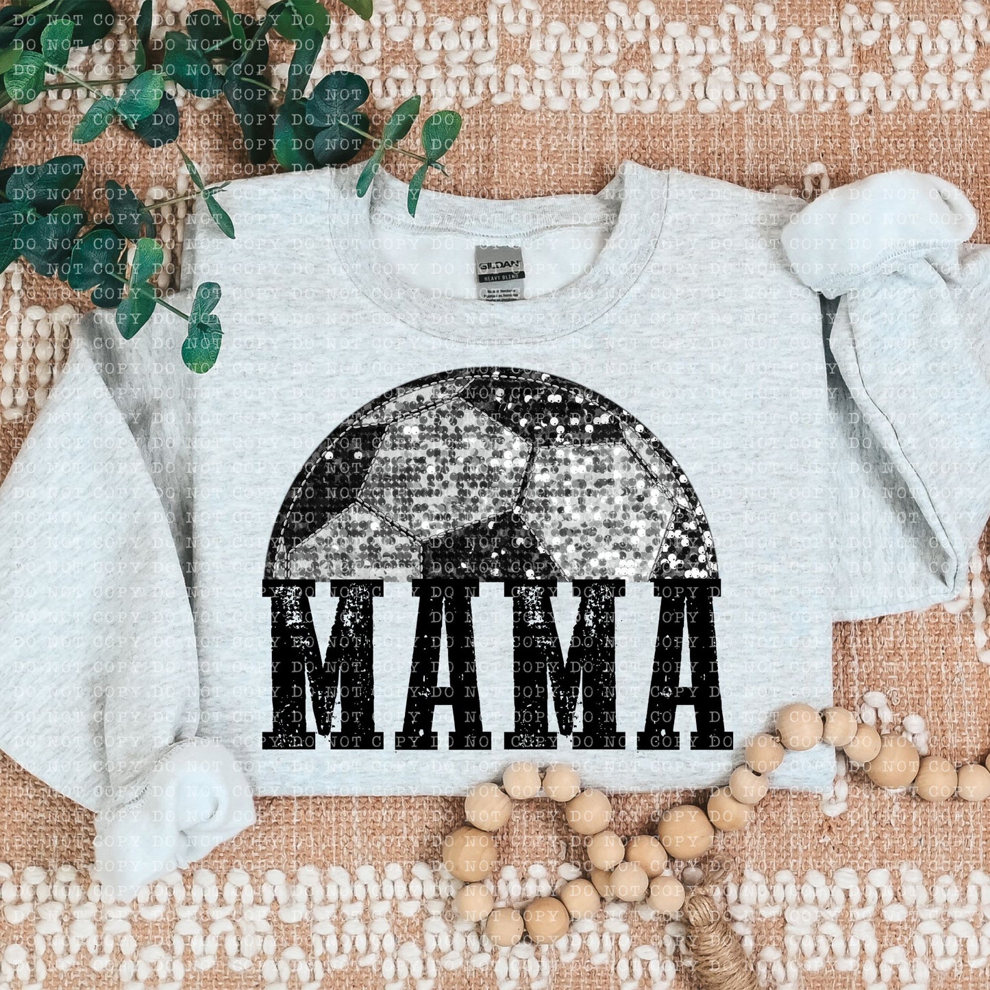 Soccer Mama faux sequin - Transfer (E)