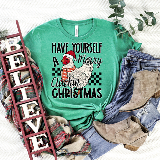 Have Yourself A Merry Cluckin Christmas - TRANSFER (S)
