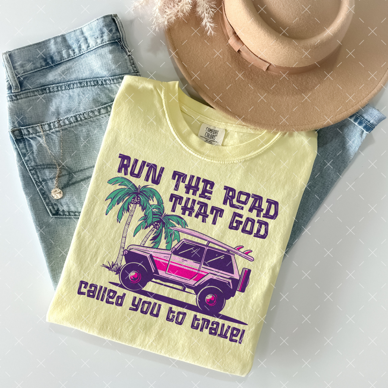 Run The Road That God Called You To Brave - COMPLETED TEE