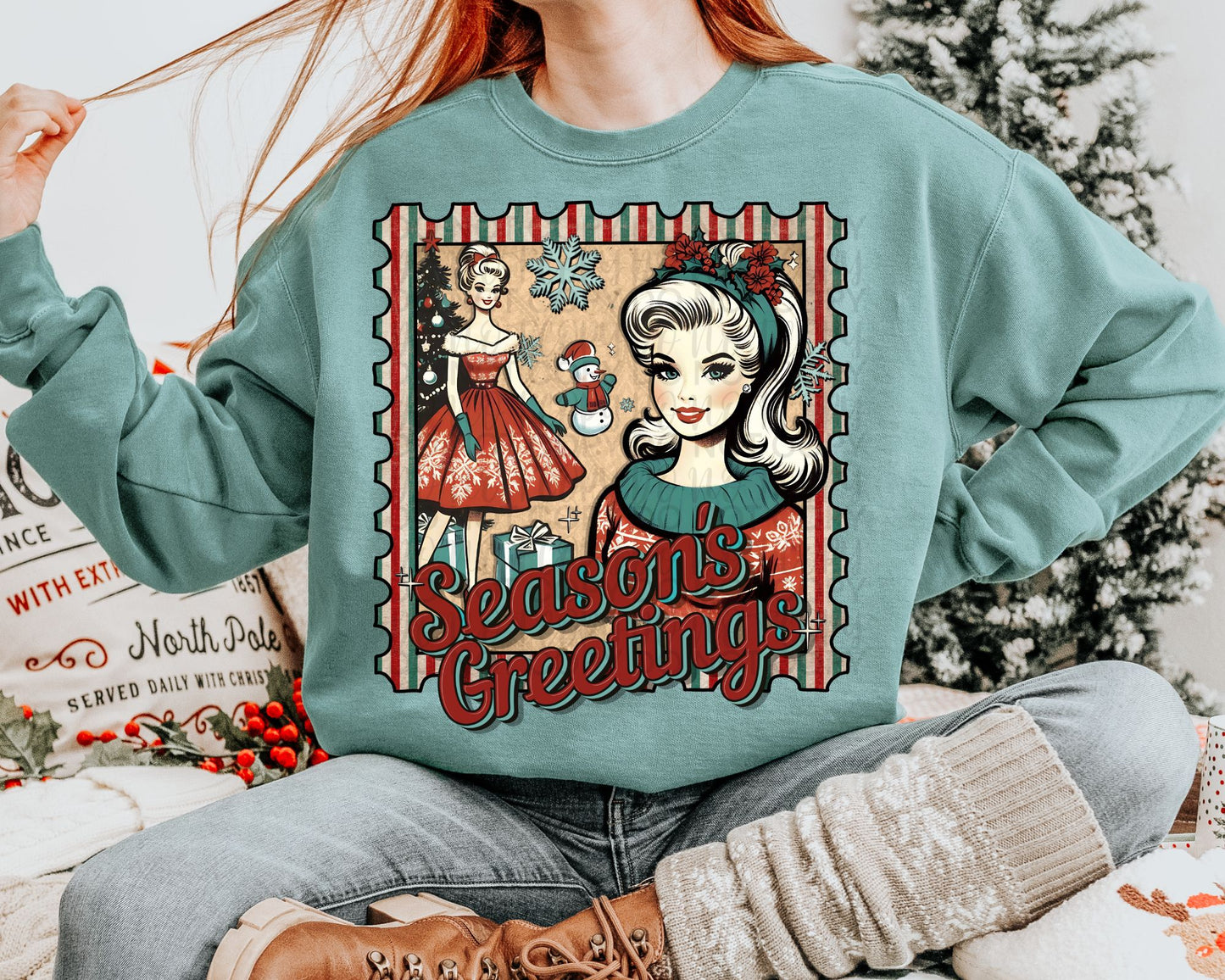 Seasonings Greetings Ballerina  - TRANSFERS (SSD)