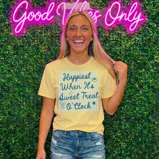 Happiest When It's Sweet Treat O'Clock - TRANSFER (S)