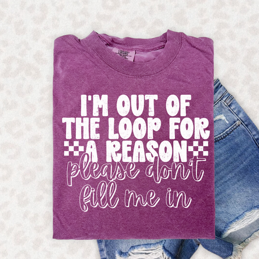 I'm Out Of The Loop / White - TRANSFER (S)