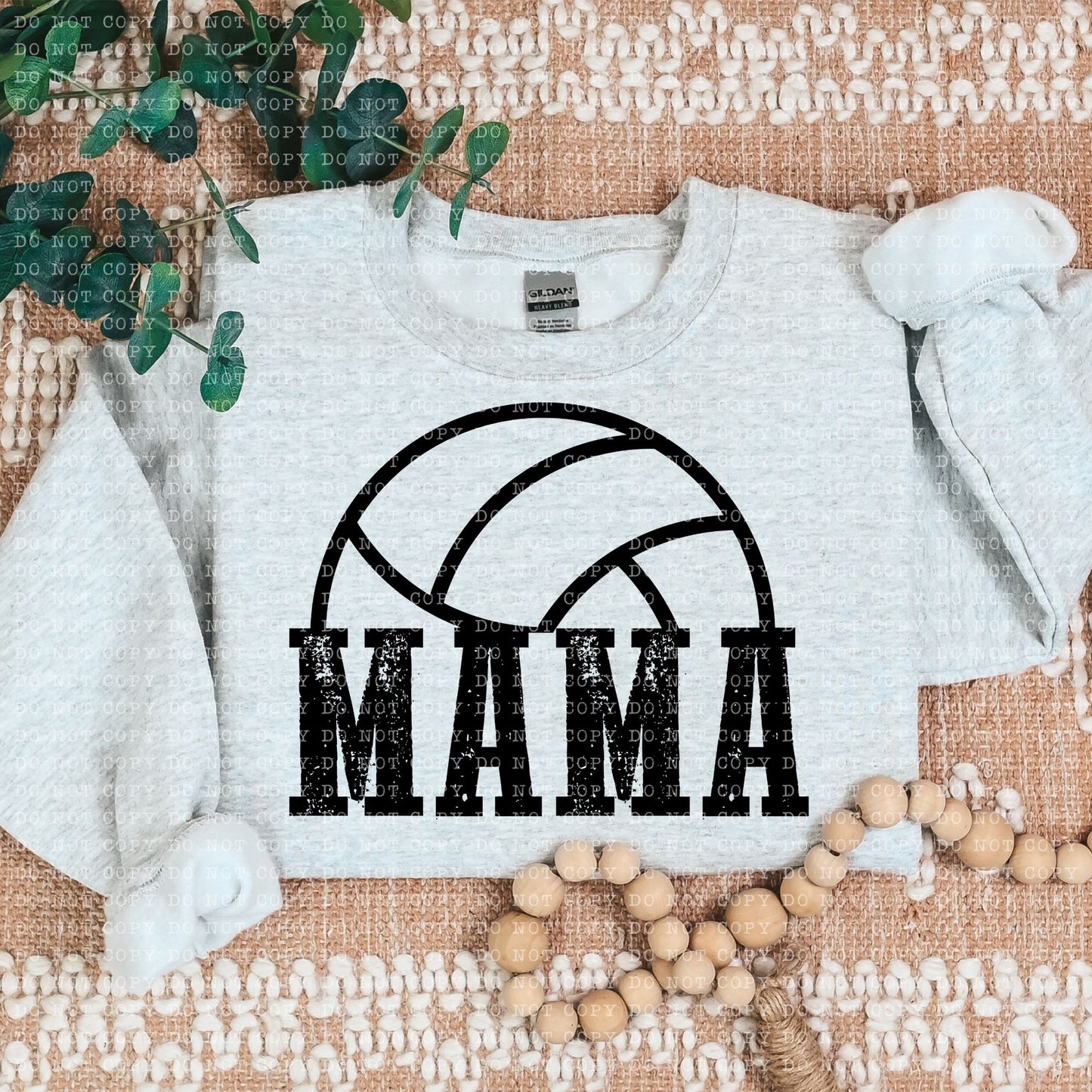 Volleyball mama black - Transfer (E)