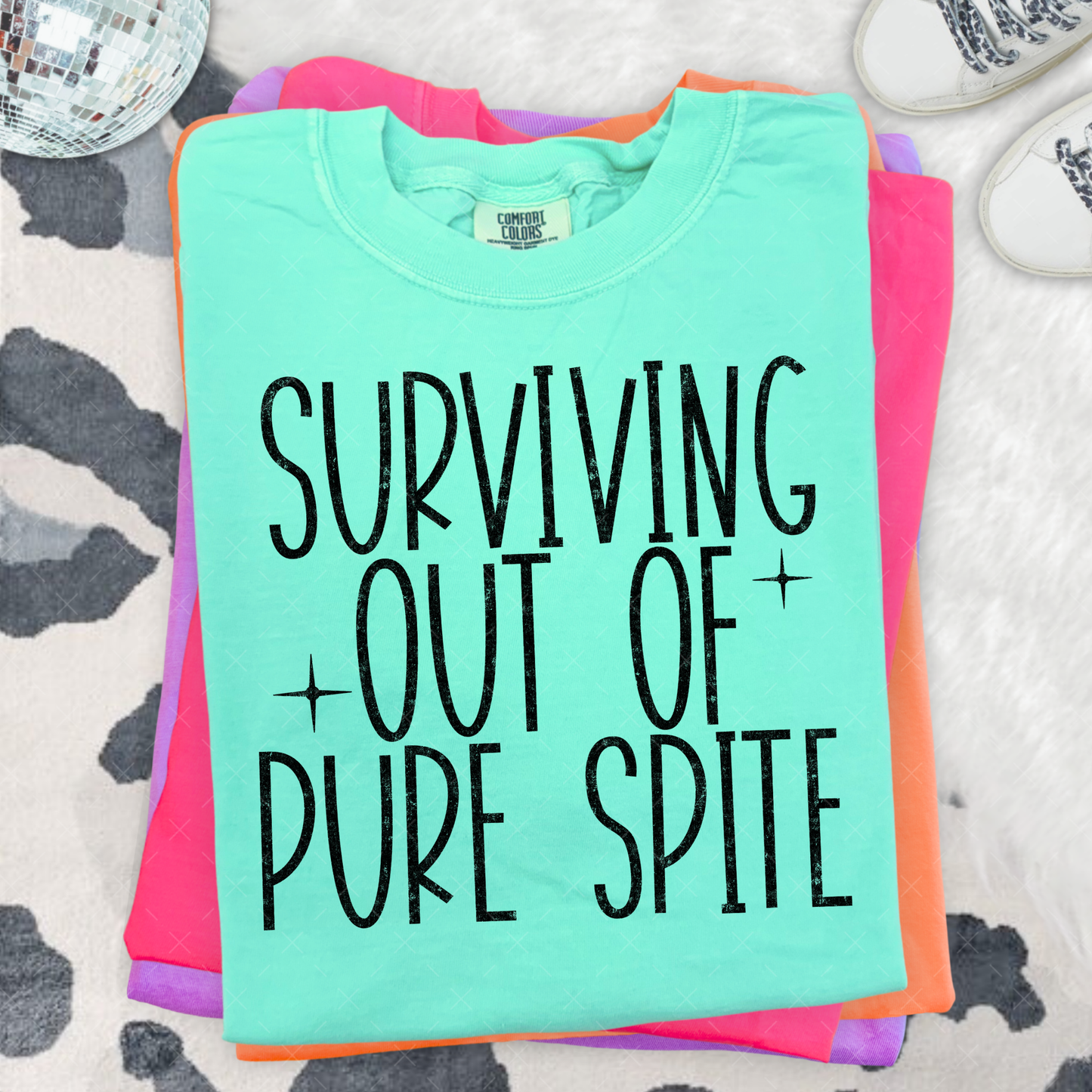 Surviving Out Of Pure Spite / Black - TRANSFER (S)