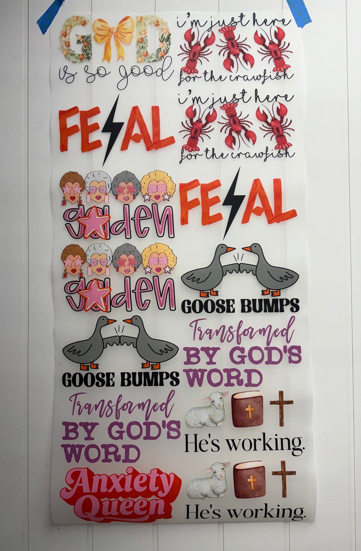 God is so good- Pre Made Gang Sheet