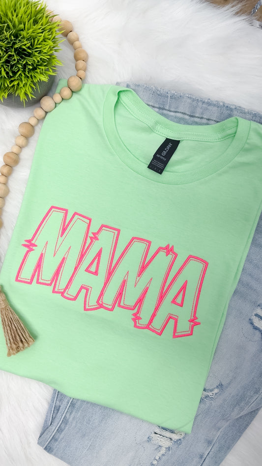 Mama stitch - EMBROIDERED TEE