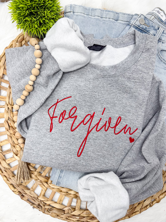 Forgiven - Embroidered SWEATSHIRT