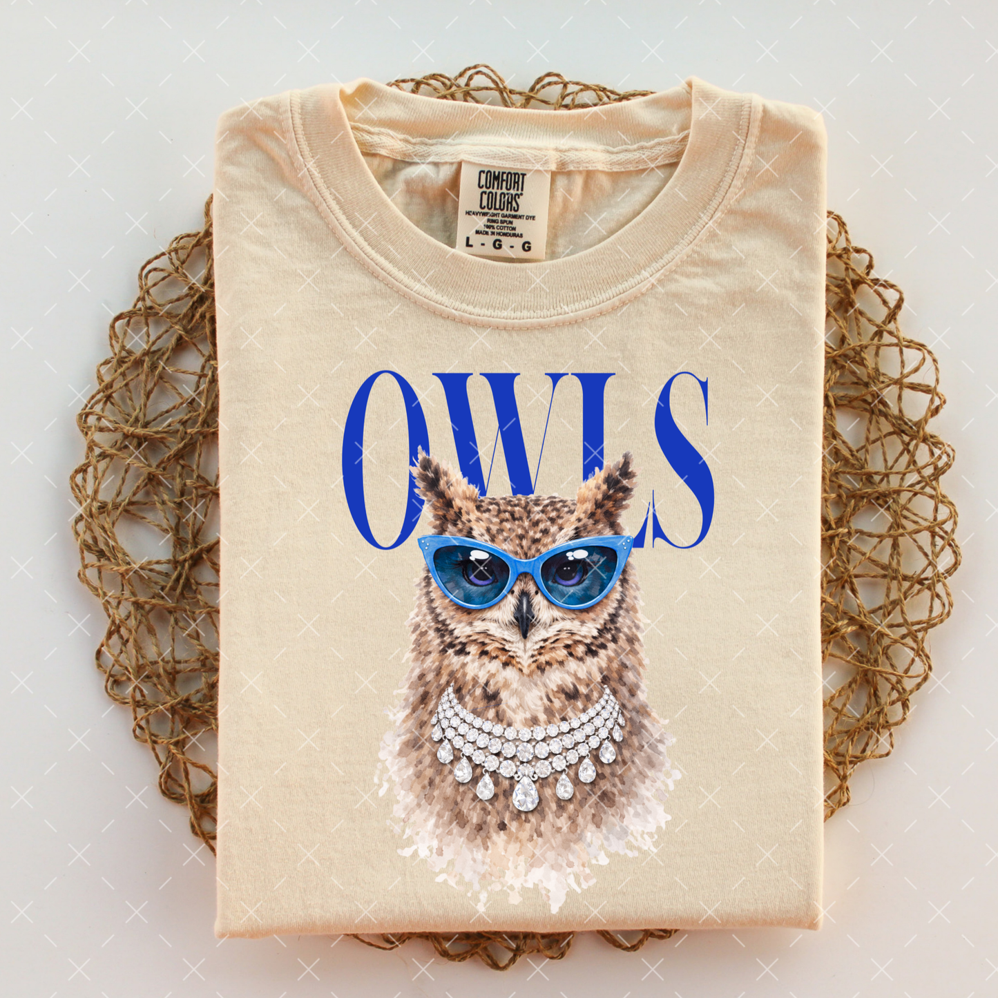 Owls / Blue -  Transfers (CC)