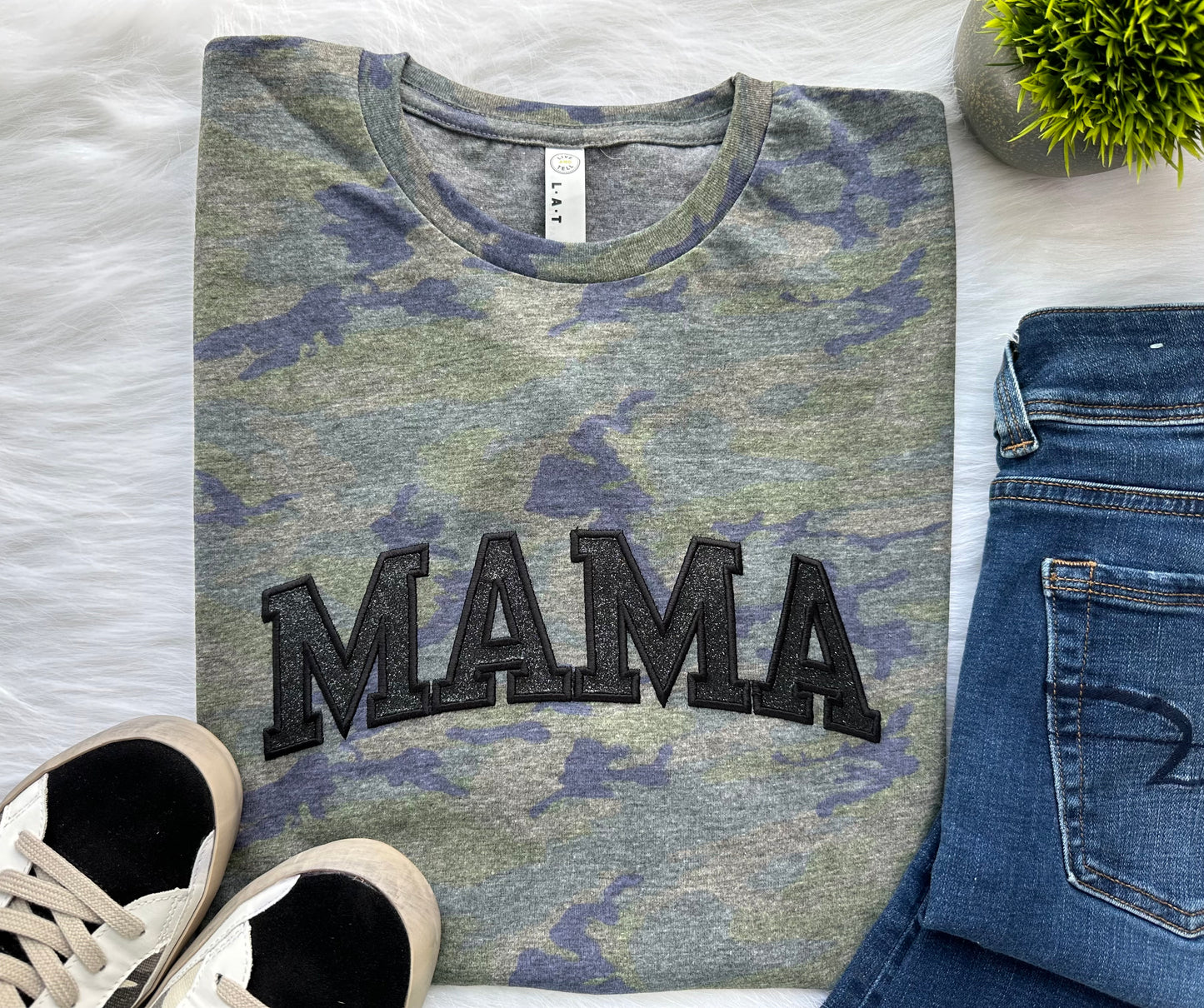 Embroidered Mama Tshirt