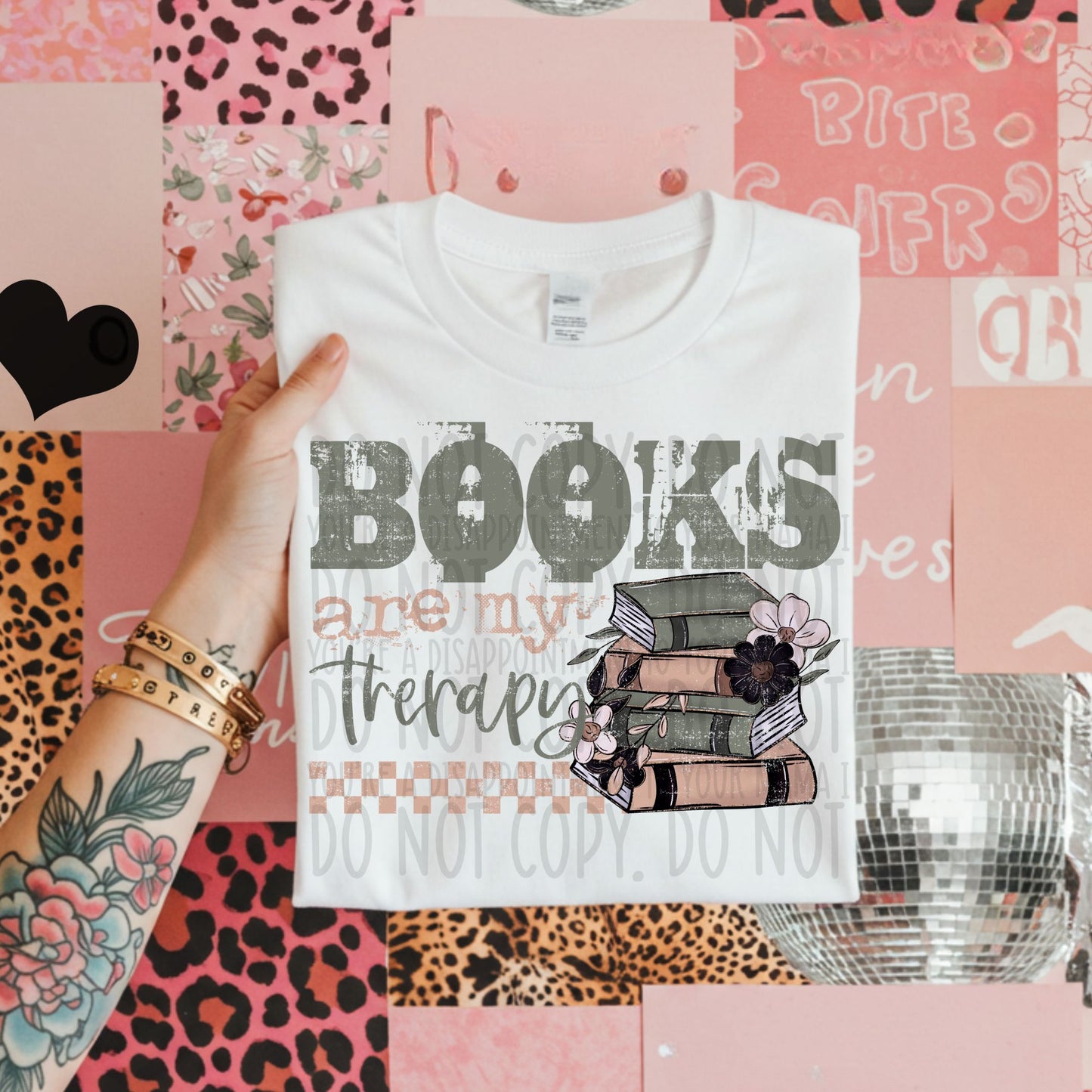 Books Are My Therapy - TRANSFER (SW)