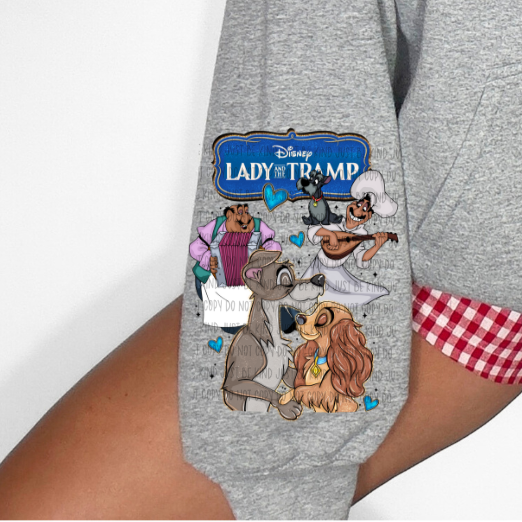 L*dy And The T*am* SLEEVE ONLY- TRANSFERS (Simply)