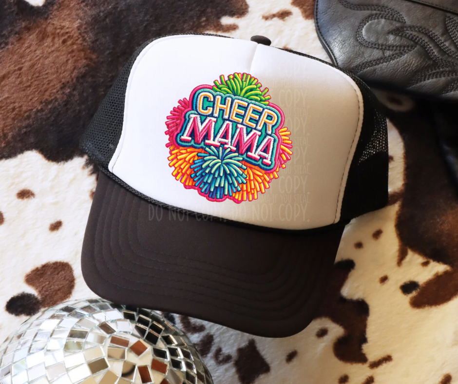 Cheer Mama- Hat Transfer (DD)