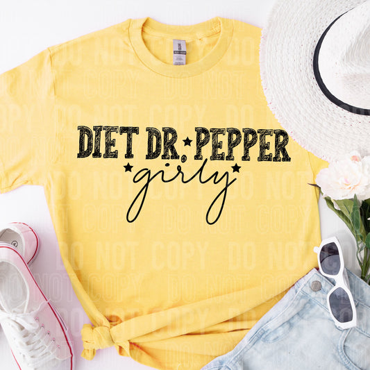 Diet Dr Pepper Girly- TRANSFERS (SBB)