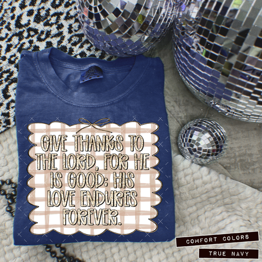 Give Thanks To The Lord - TRANSFER (OHDD)