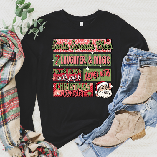 Santa Spreads Cheer - TRANSFER (S)