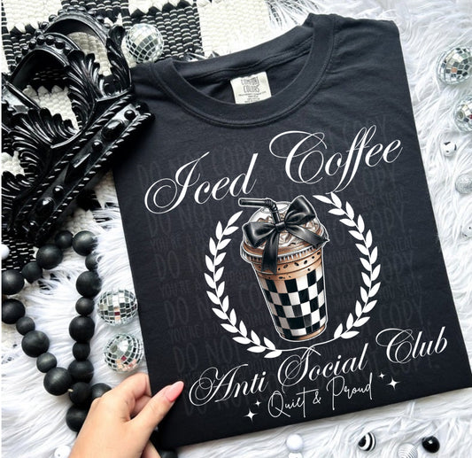 Iced Coffee Anti Social Club- Transfer (R)