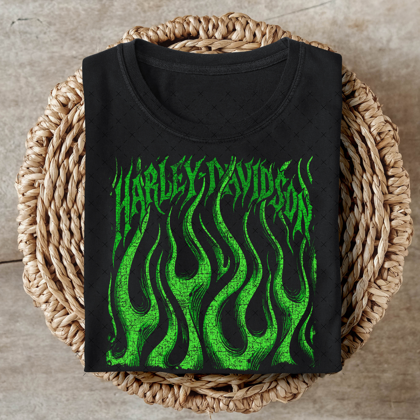 Harley D / Green  -  Transfers (RHD)