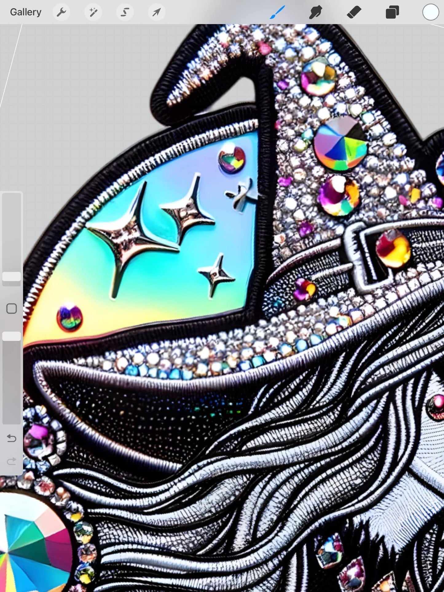 Rhinestone Witch- TRANSFER (RT)