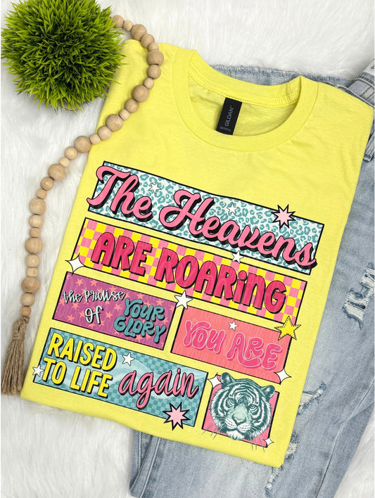 The heavens are roaring yellow- COMPLETED TEE