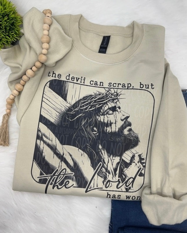The Devil Can Scrap - COMPLETED SWEATSHIRT