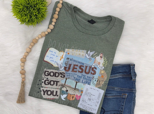 God's Got You HMG- COMPLETED TEE