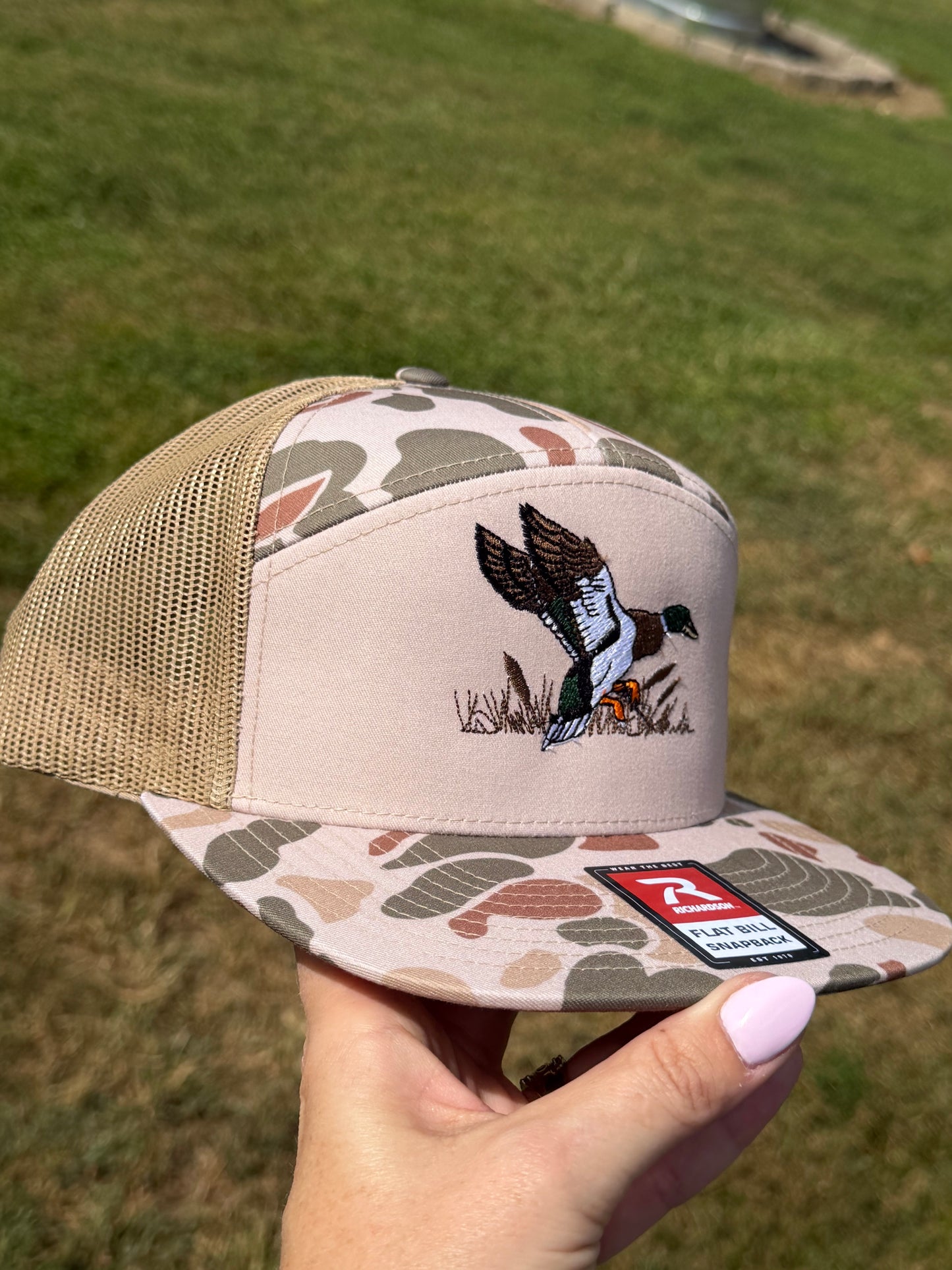 Mallard Duck | Richardson 7 Panel Embroidered Hat
