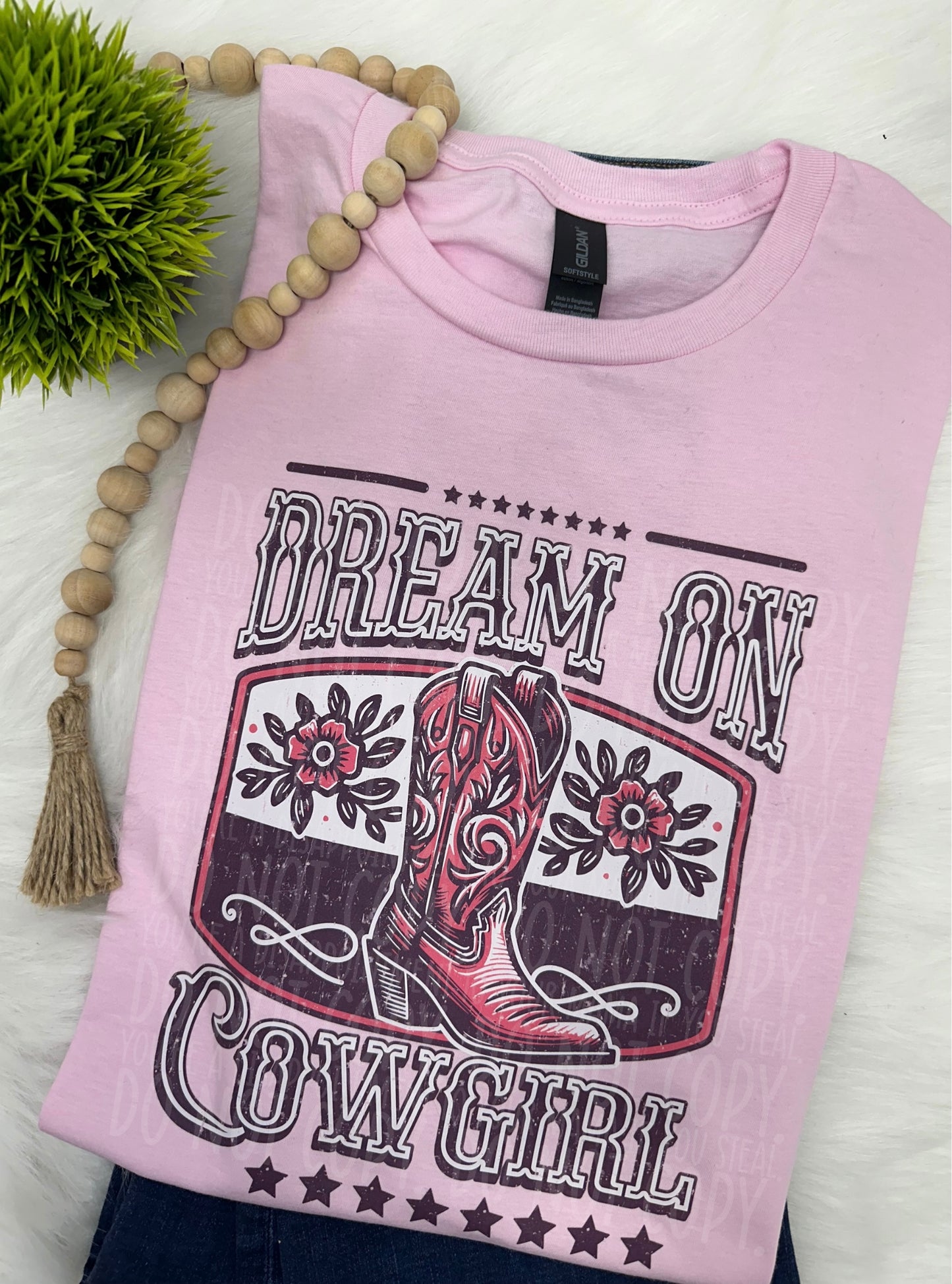 Dream on cowgirl - COMPLETED TEE