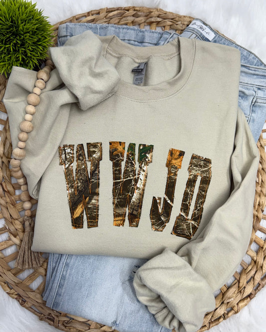 Custom Camo Raggy - EMBROIDERED SWEATSHIRT