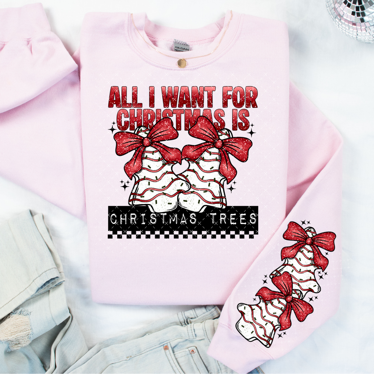 Christmas Tree - COMPLETED SWEATSHIRT