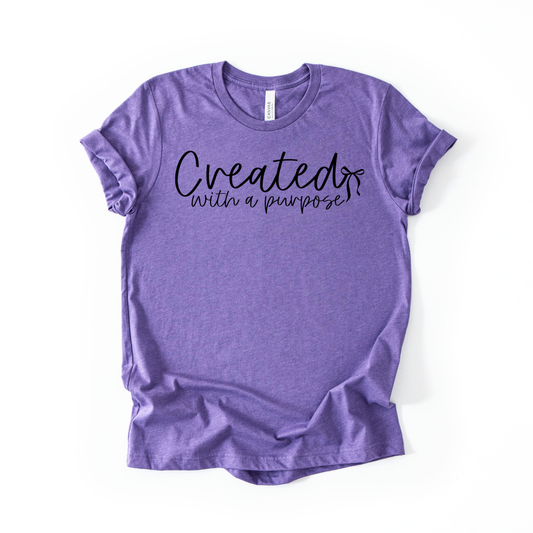 Created With A Purpose / Black - TRANSFER (OHDD)