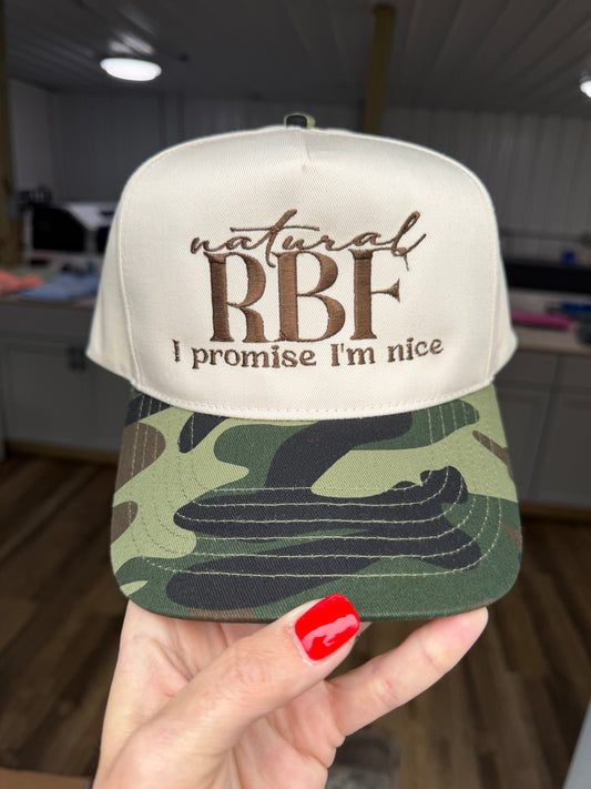 Natural RBF Camo | Embroidered Hat
