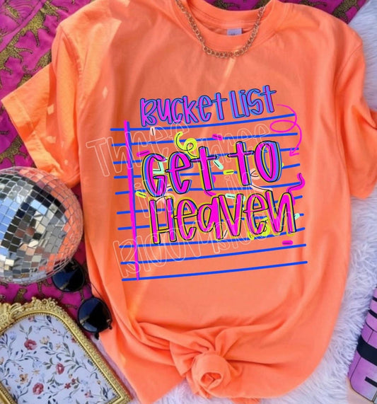 Bucket List, Get to Heaven- TRANSFERS (TIB)