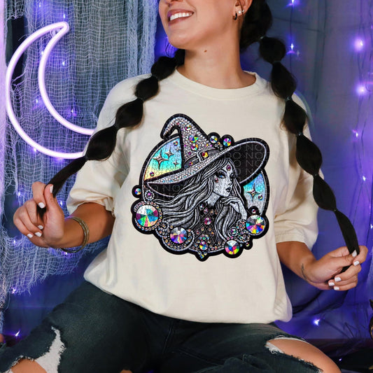 Rhinestone Witch- TRANSFER (RT)