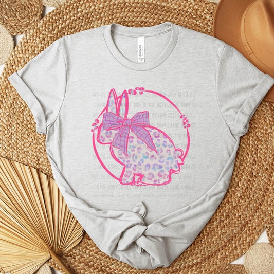 Leopard Bunny Purple Pink - TRANSFERS (Kayndi)