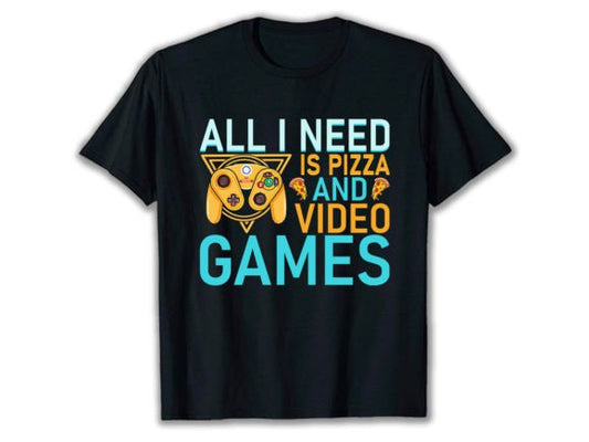 All I Need is Pizza and Video Games - TRANSFER (CF)