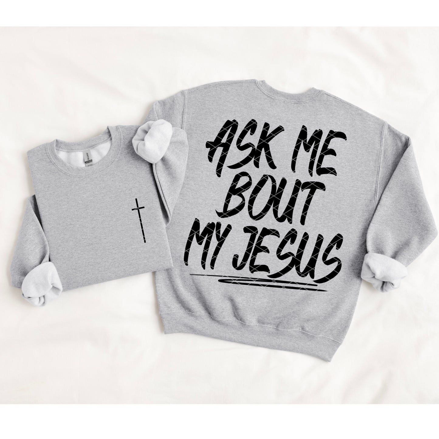 Ask Me About My Jesus / Black - Transfer (SDD)
